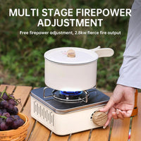 Portable Retro Camping Gas Stove with Ignition Device