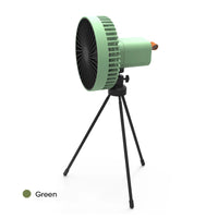 Retractable Camping Fan 10000mAh Rechargeble Portable USB Ceiling Fan Wireless Desk Electric Fans Folding Tripod Home Outdoor