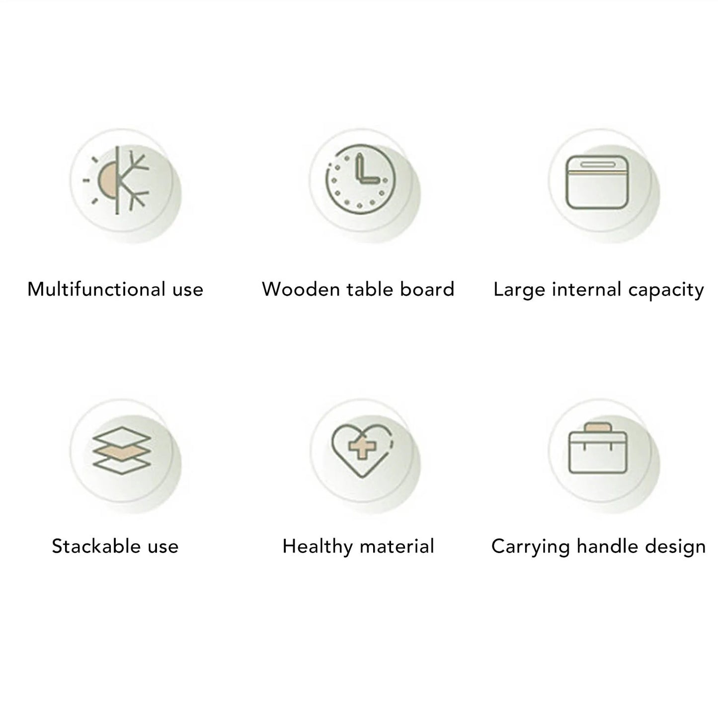 Foldable Camping Storage Basket Large Capacity