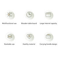 Foldable Camping Storage Basket Large Capacity