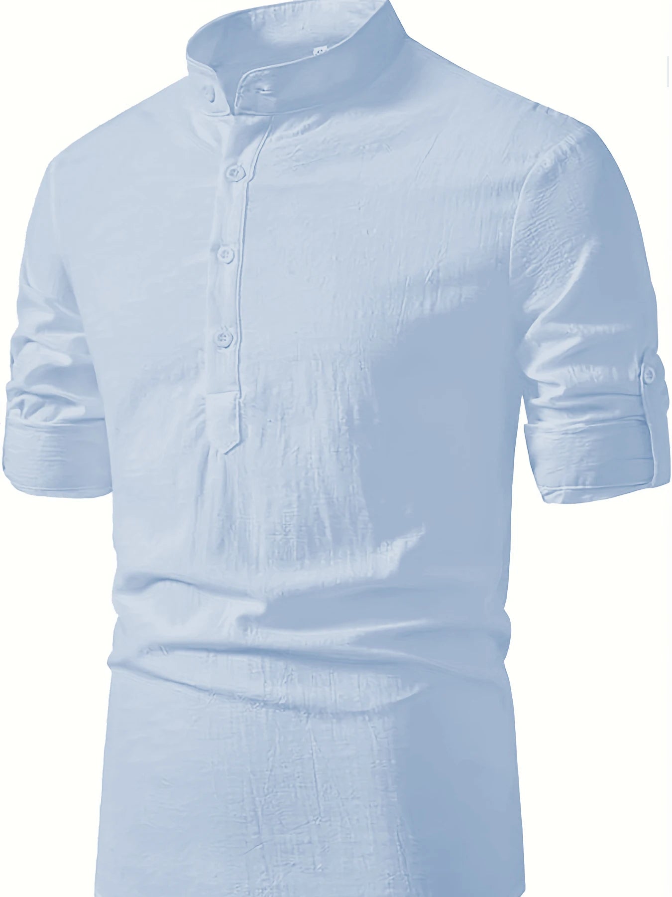 Men’s Linen Long Sleeve Breathable Shirt