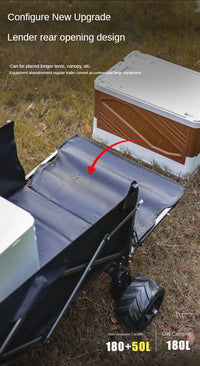 Folding Camping Cart – Heavy Duty Outdoor Utility Wagon