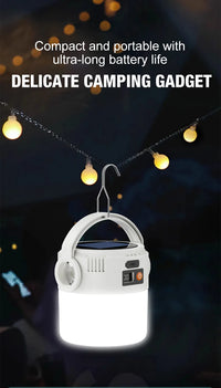 Portable camping light, LED camping light, outdoor tent light, rechargeable flashlight, LED tent light, portable durable camping