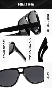 SO&EI Retro Double Bridges Pilot Women Sunglasses Fashion Candy Color Shades UV400 Trending Men Leopard Sun Glasses