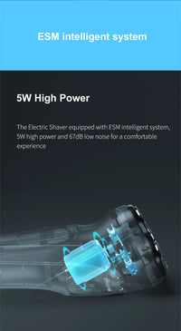 Blackstone Rotary Shaver – USB Rechargeable 3D Beard Trimmer