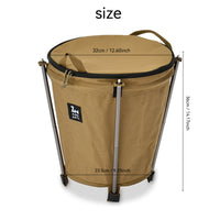 Outdoor Camping Trash Can, Foldable Storage, Round Bucket, Water Bucket, Self Driving Camping Cleaning, Portable Vehicle