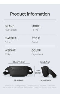 Mark Rydin Ease Pack Sling Leather Crossbody Bag