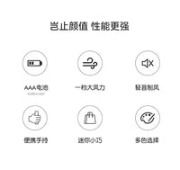 Portable Quiet Handheld Fan – Compact Multi-Color Design