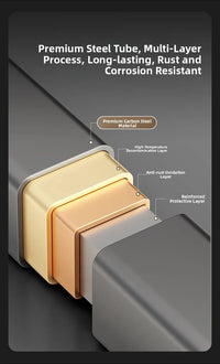 Multi-Layer Kitchen Storage Rack Carbon Steel for Spices and Tools