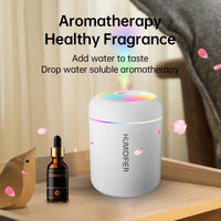 180ML USB Mini Air Humidifier & Essential Oil Diffuser