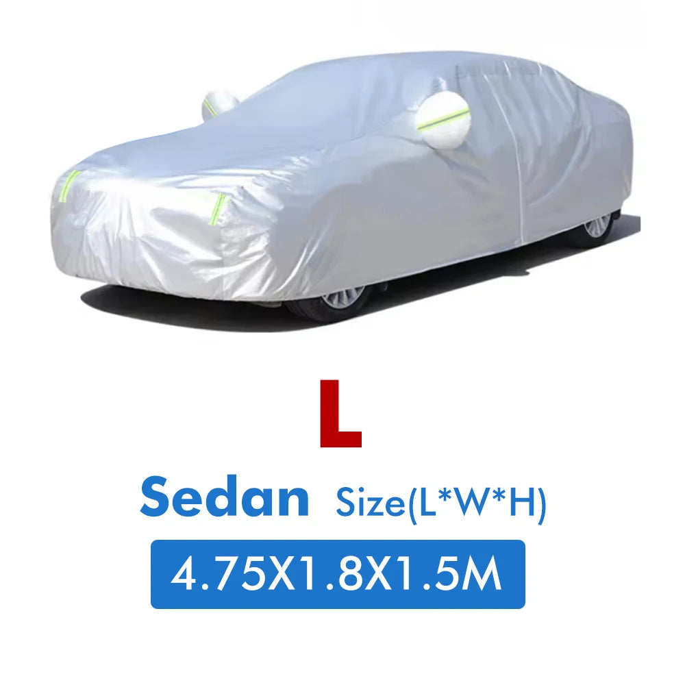 Universal Car Snow & Dust Cover Outdoor Protection