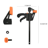 2pcs 4-Inch F Clamp Clips – Quick Ratchet Release Tool Kit