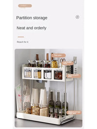 Multi-Functional Kitchen Seasoning & Storage Rack