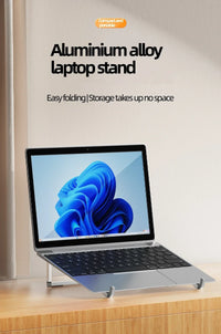 Portable Laptop Stand Aluminum Alloy Support Computer Bracket Ultra light Foldable Non-slip Notebook Holder for Macbook Air Pro