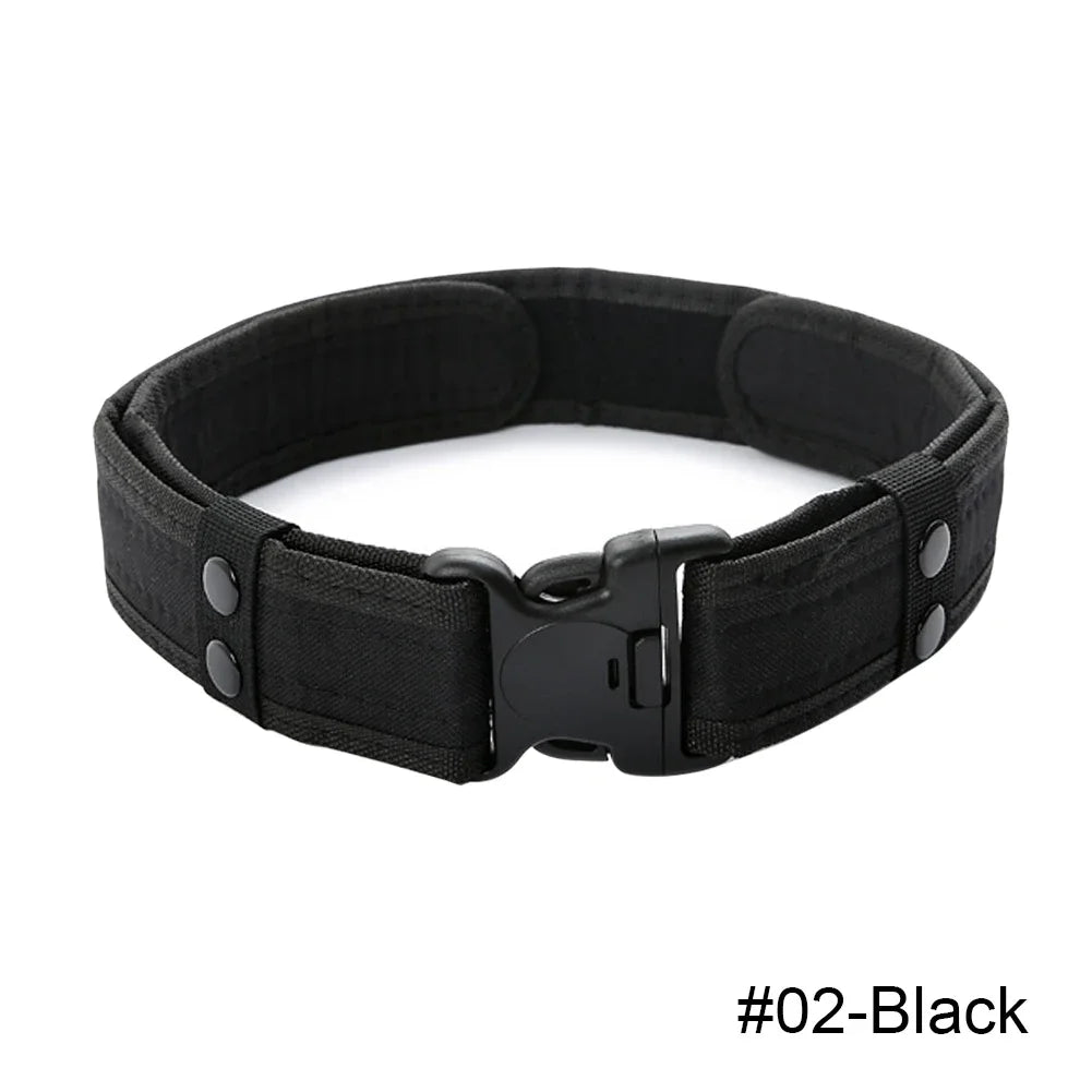 Men’s Tactical Combat Belt – Quick Release Canvas Strap