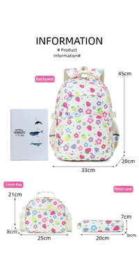 Schoolbags for Primary School Girls, Fashionable Backpacks, Large Capacity Junior High School Students, Versatile Backpacks