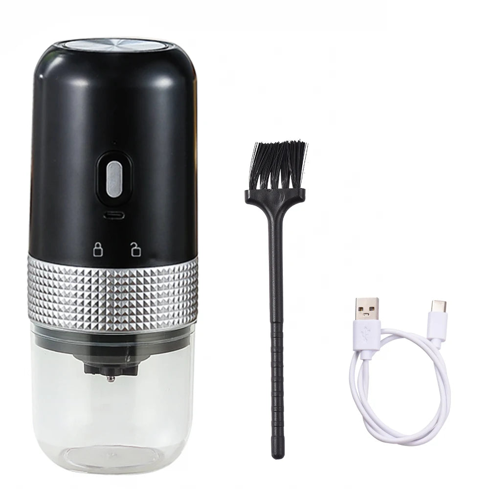 13W Portable Electric Burr Coffee Grinder – 200ml Adjustable