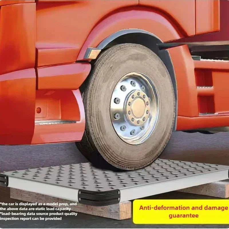 Steel plate trolley, four-wheel  truck, express pulling flatbed cart, small cart folding trailer, pushing and pulling trolley