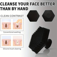 Silicone Facial Cleansing Tool - Gentle Exfoliation, Deep Cleansing, Removes Dead and Dry Skin, Trimming Beard Cleansing Brush