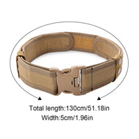 Men’s Tactical Combat Belt – Quick Release Canvas Strap