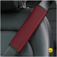 PU Leather Seat Belt Cover Car Safety Shoulder Pad