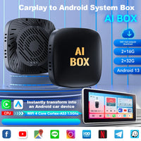 Smart Ai Box Android Wireless CarPlay Android Auto Adapter Android 13 CarPlay For Netflix For YouTube car intelligent systems