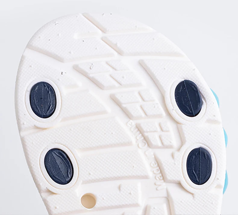 Sport Sandals For Children Breathable Wear-resistant Soft Shoes With Adjustable Velcro Boys & Girls Outdoor Footwear Summer