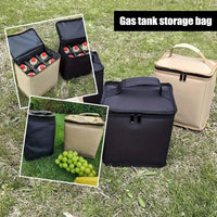 Portable Camping Gas Tank Storage Bag Anti-Collision Case