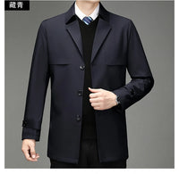 Trench Coat – Business Casual Single Breasted Jacket