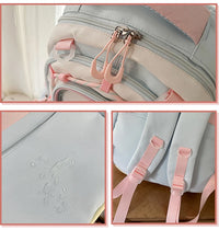 Large Capaci Children's School Bag Set for Girls Primary And Middle School Double oulder Bapa Sweet College Sle