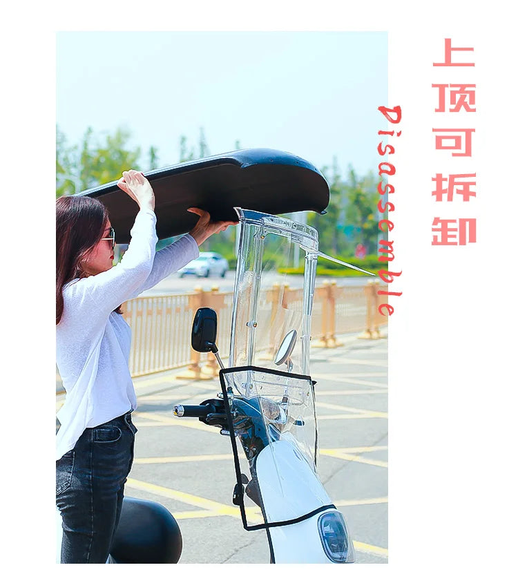 Electric Car & Motorcycle Canopy – Weatherproof Sun Shade