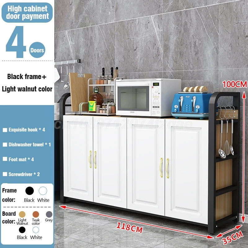 Kitchen Island Shelf Storage Rack Cabinet Organizer