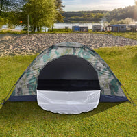 Single-Person Camping & Fishing Tent Windproof Canvas