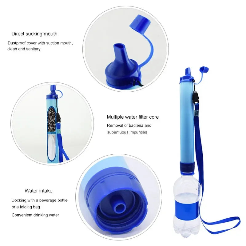 Portable Camping Water Filter Purifier for Hiking