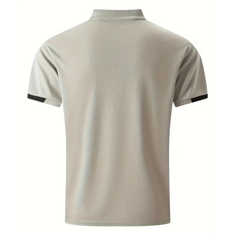 Men’s Slim Fit Polo Shirt Short Sleeve Casual