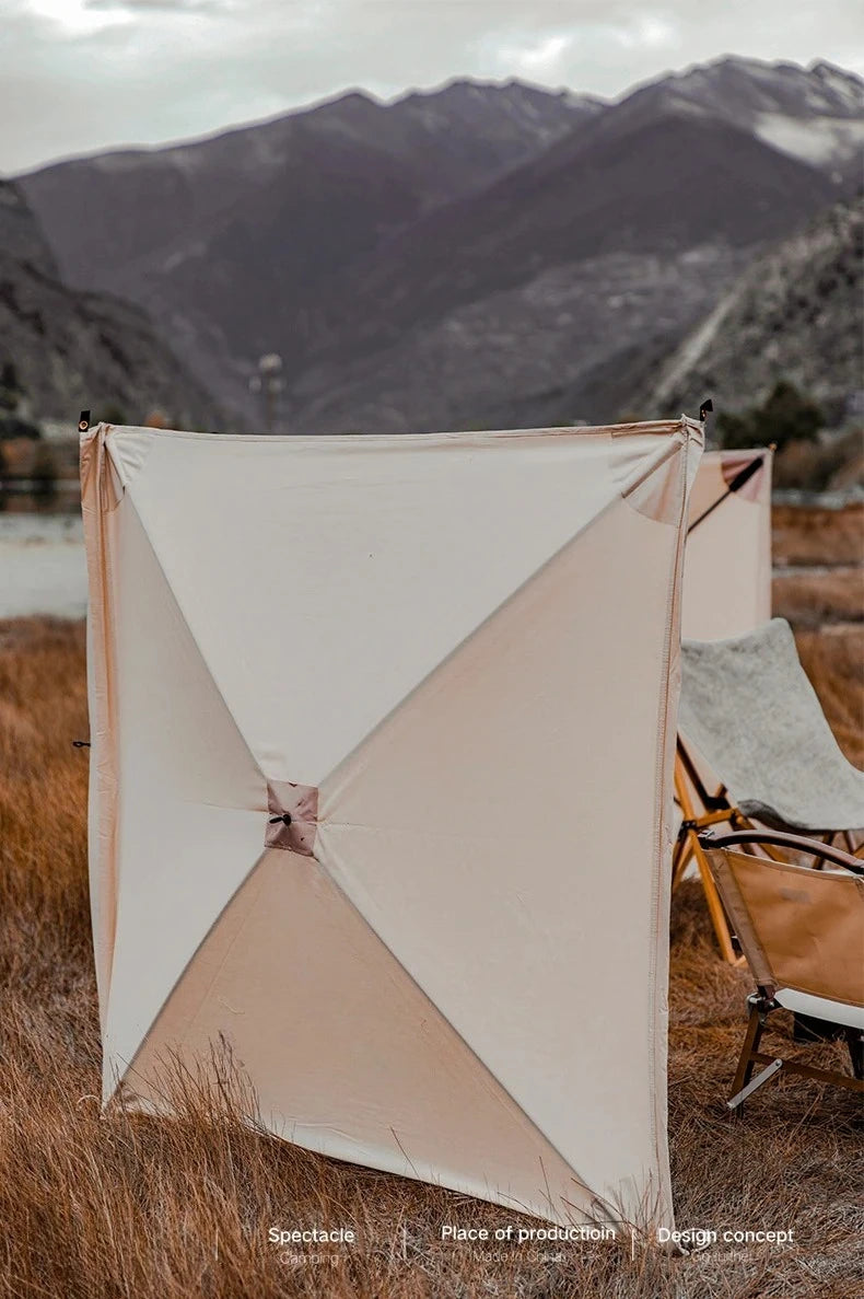 Collapsible Camping Windscreen Stove Wind-Resistant Outdoor