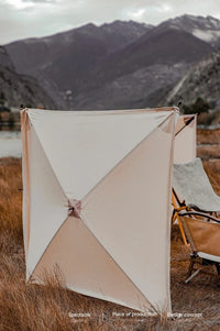 Collapsible Camping Windscreen Stove Wind-Resistant Outdoor