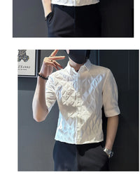 Men’s Business Casual Short Sleeve Shirt
