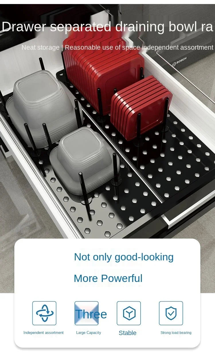 Adjustable Kitchen Sink Dish Drying & Storage Rack