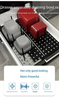 Adjustable Kitchen Sink Dish Drying & Storage Rack