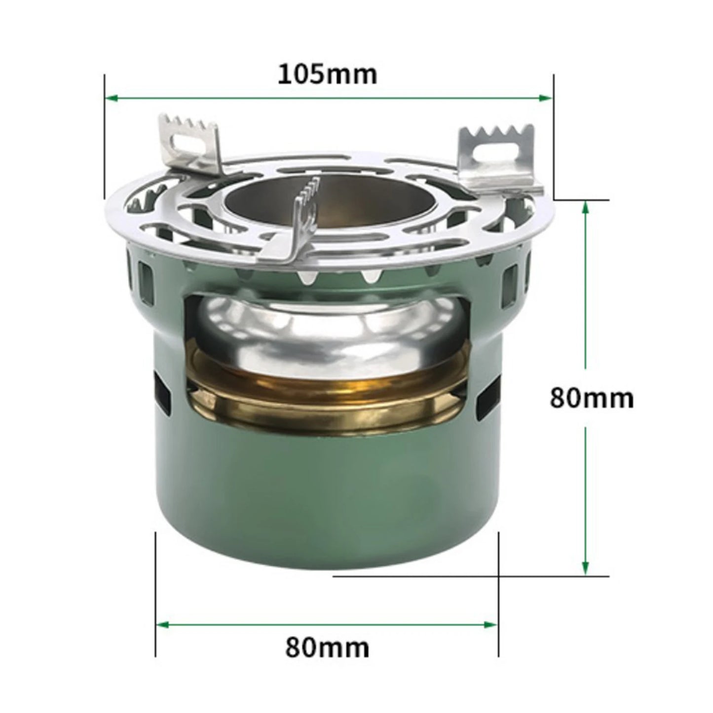 MagiDeal Ultralight Alcohol Stove Portable Camping Burner