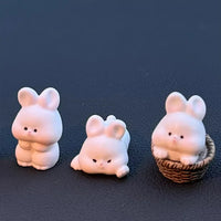 Cute Bunny Car Interior Accessory Console Decoration