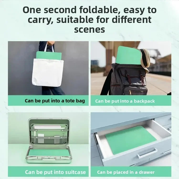 Foldable Eco-Friendly Yoga Mat – Non-Slip TPE 183×61cm