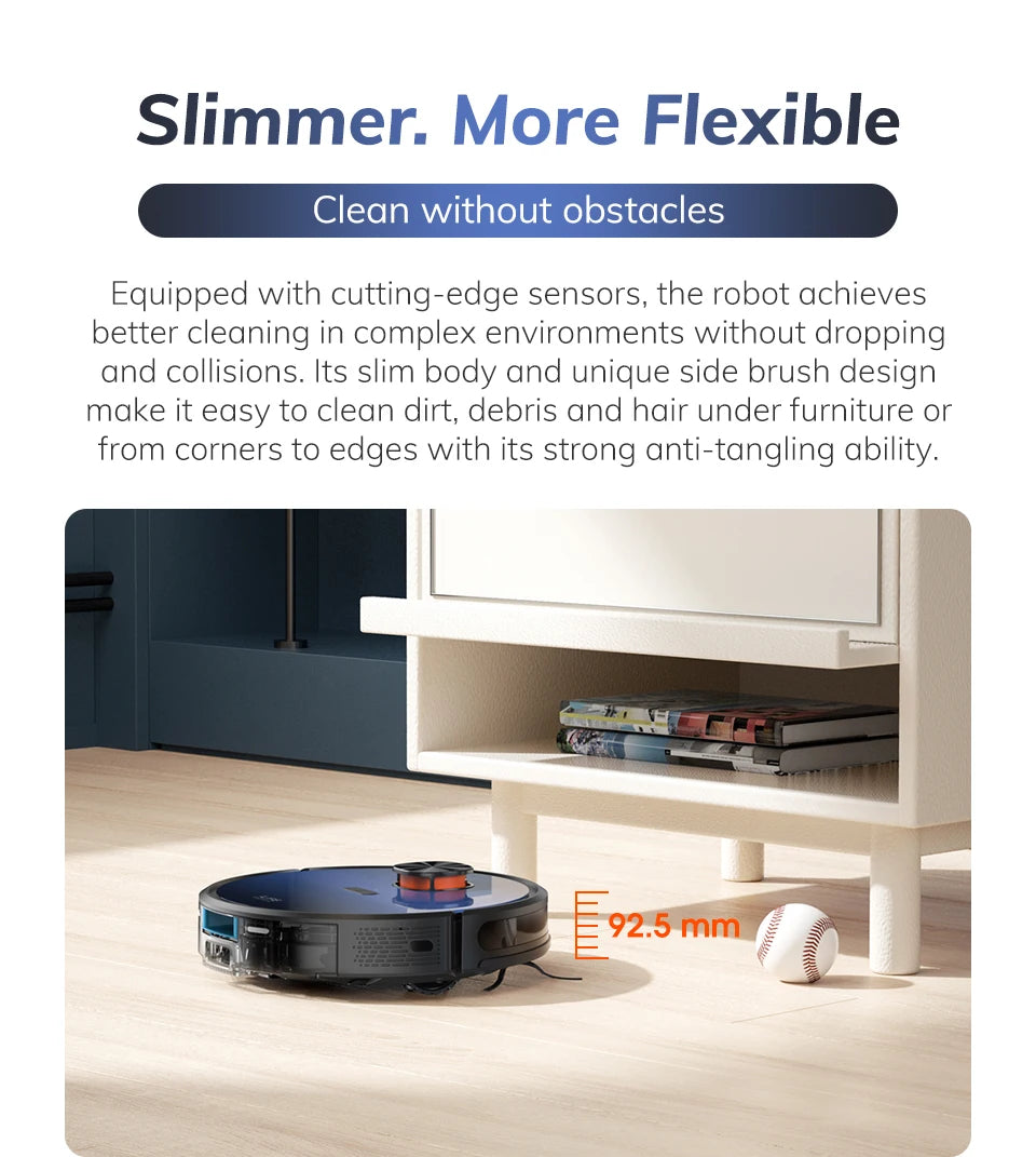 T10s Robot Vacuum with Auto-Empty Station