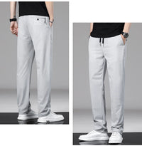 Men’s Ice Silk Stretch Business Casual Pants