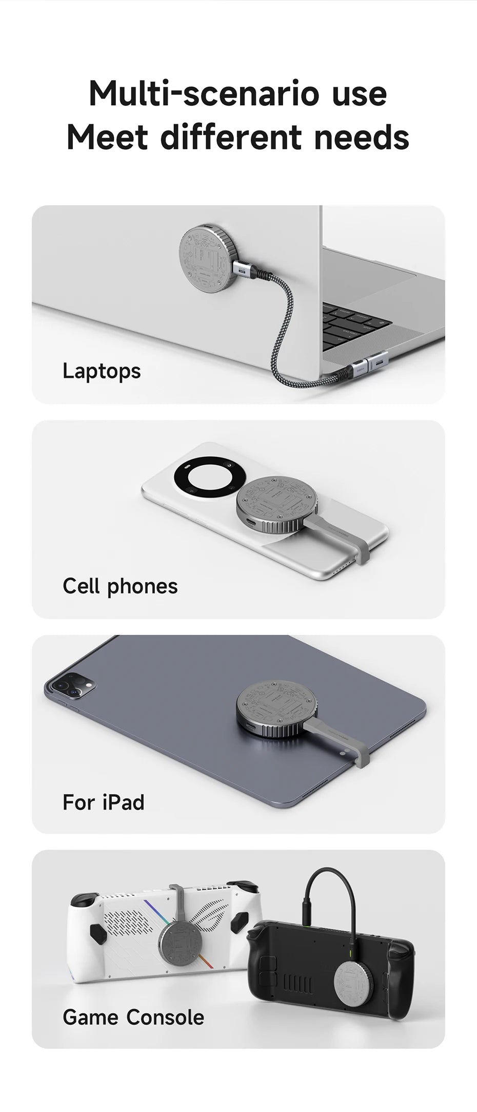 Hagibis Magnetic M.2 2230 NVMe SSD Enclosure USB-C 3.2