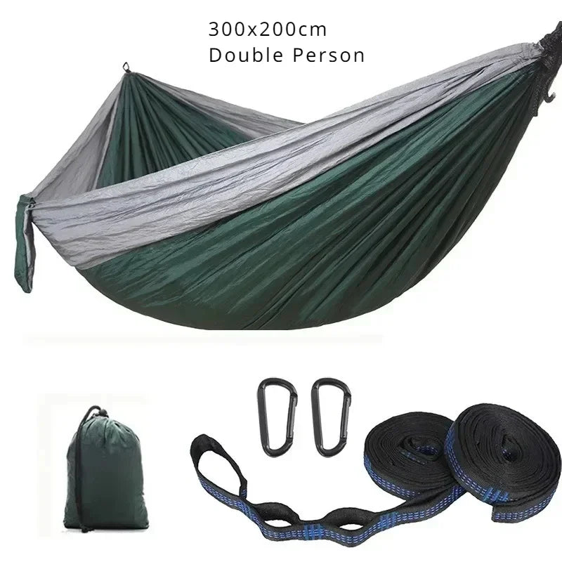 Ultralight Hammock 2 People Full Hanging Hammocks 300x200 Portable for Camping Outdoor Travel Tourist Garden Beach Large Hammock