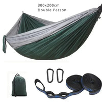 Ultralight Hammock 2 People Full Hanging Hammocks 300x200 Portable for Camping Outdoor Travel Tourist Garden Beach Large Hammock