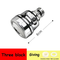 360° Faucet Aerator Nozzle – 3 Modes High Pressure