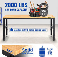 60" Adjustable Heavy Duty Workbench